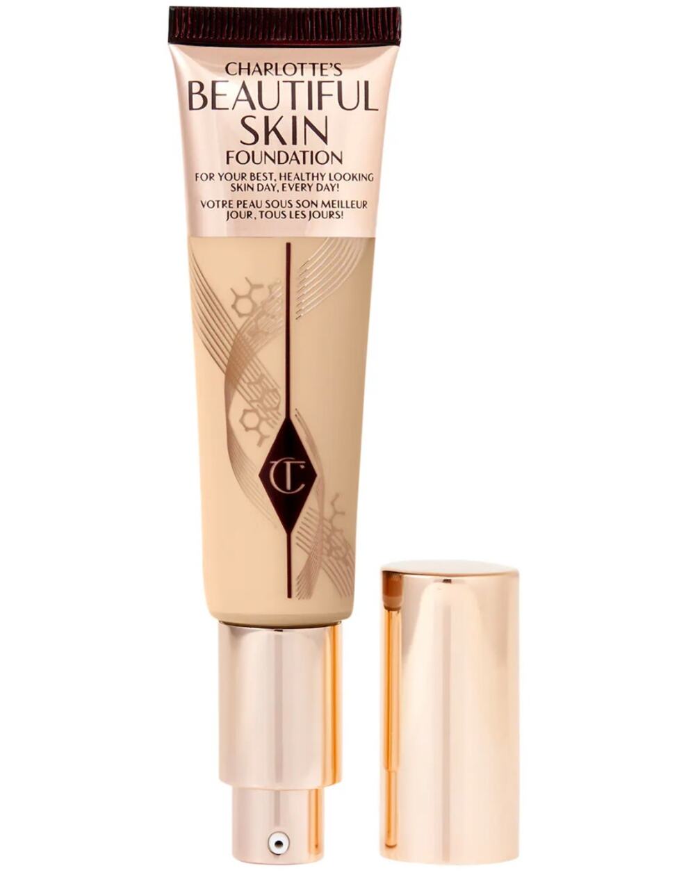 Charlotte Tilbury Beautiful Skin Medium Coverage Liquid Foundation #3 Cool NEW